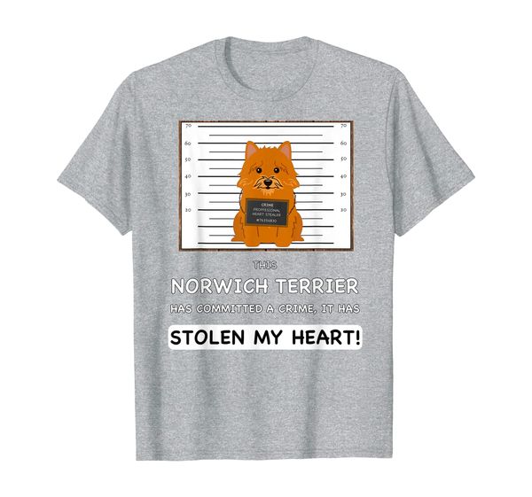 

funny norwich terrier t-shirt t-shirt, White;black
