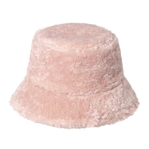 

wide brim hats net red korean hat baby reba the same paragraph lamb plush fisherman ladies warm outdoor leisure, Blue;gray