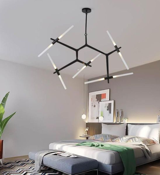 

pendant lamps modern led ceiling chandelier lighting living room bedroom restaurant chandeliers multiple heads creative home fixture
