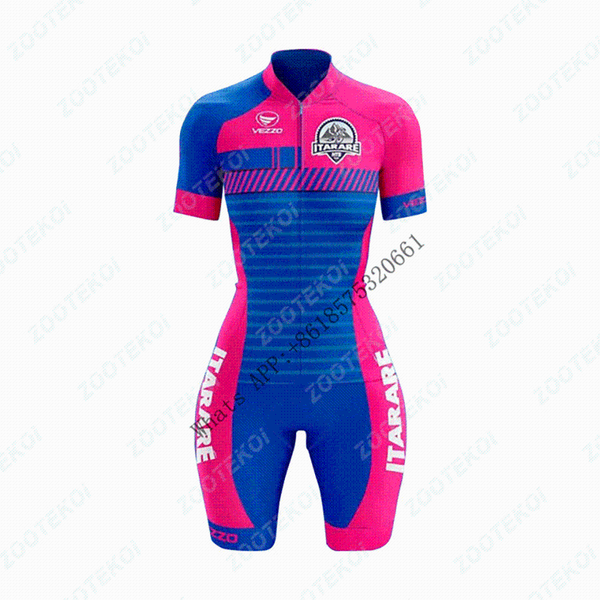 

racing sets vezzo summer woman competition suit ropa ciclismo mujer short sleeve triathlon bike shorts cycling jersey mtb clothing, Black;blue