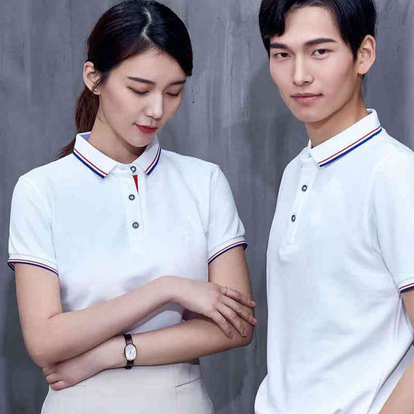 

men polo men's shirt room edge summer dry and breathable fashion trend lapel short sleeve embroidery printing, White;black
