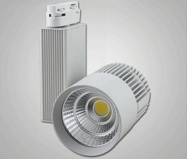 

track lights high power led light 30w cob rail spotlight equal to 300w halogen lamp 110v 120v 220v store shop decoration