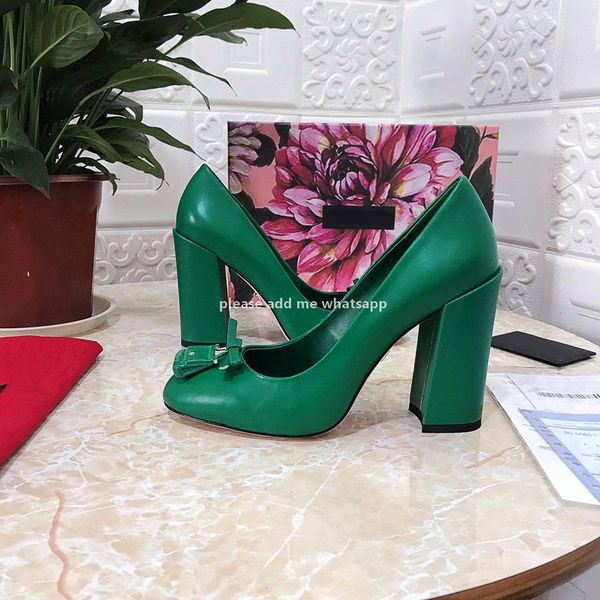 

2021ss classic ms high-heeled selling shoes style arrived european station fashion matching spring and fall sales us35-41, Red;white