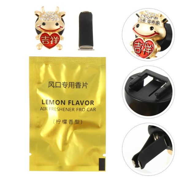 

car air freshener 1 set perfume adornment interior decor ox shaped ornaments