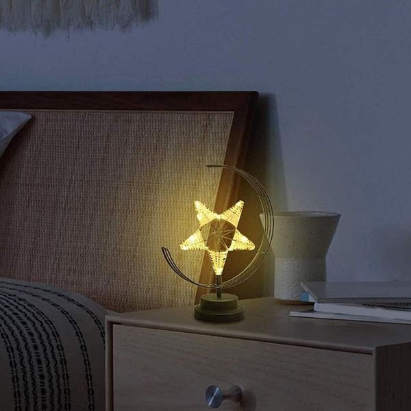 

battery / usb powered romantic led desk lamp for living room decorative