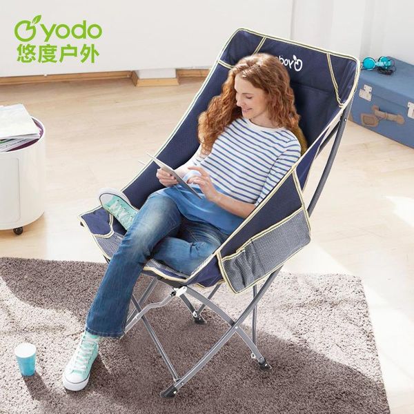 

outdoor camping chair oxford cloth portable folding lengthen camping ultralight chair seat for fishing festival picnic bbq beach