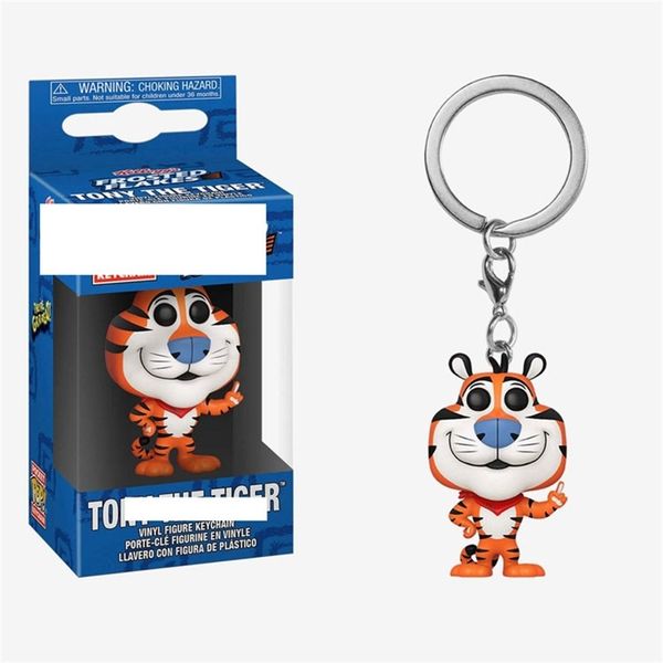 

funko pop keychain video peripheral pendant hand made tony cereal tiger