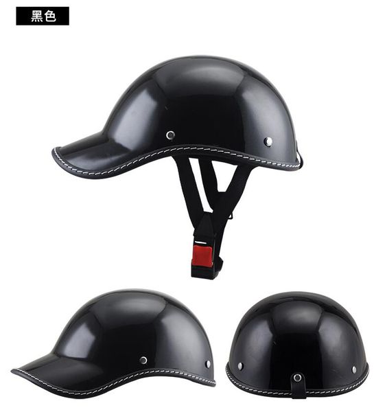 

electric motorcycle retro half helmet men and women summer locomotive electric motorcycle harley half-covered helmet