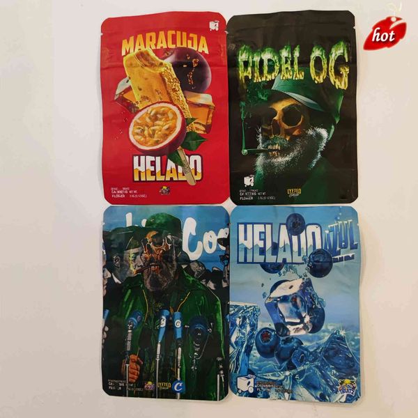 

wholesale joke's up runtz matte stand up' pouch backpack boyz bag helado 3.5g dry flower mylar edibles gummies packaging child pro