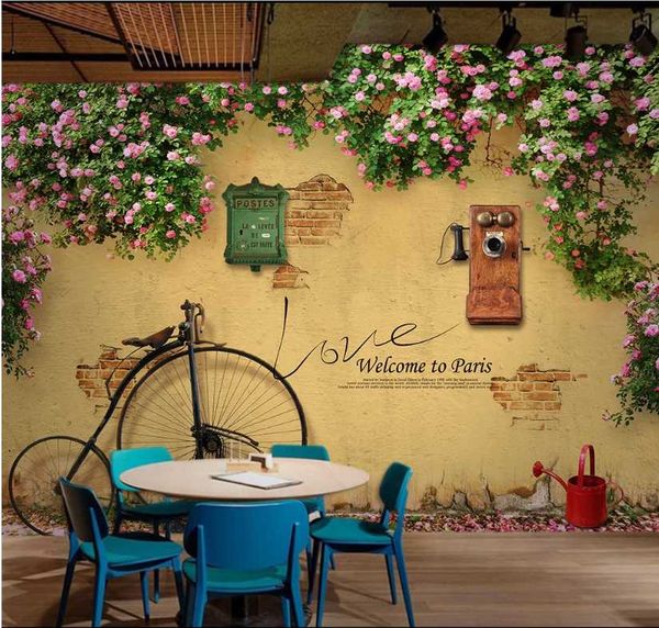 

wallpapers custom rose beautiful romantic living room bedroom background wallpaper mural