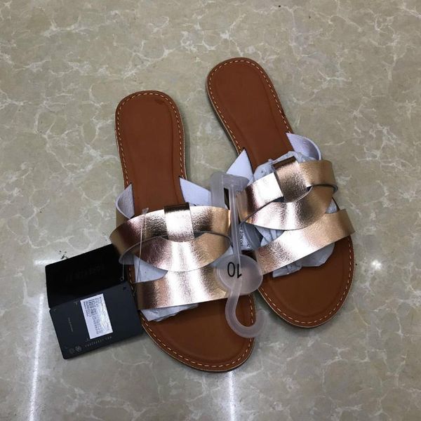 

sandals 2021 pu summer women snake leopard print slip-on flat shoes casual ladies outdoor holiday slipper, Black