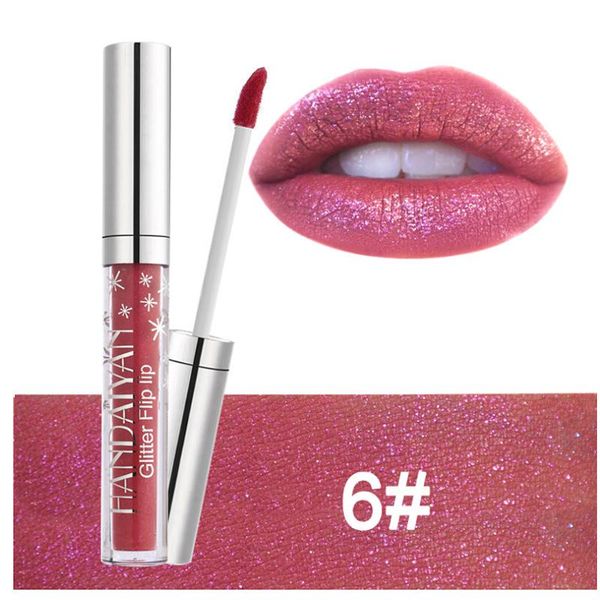 

lip gloss shimmer glitter metal diamond lipgloss waterproof lipstick long-lasting