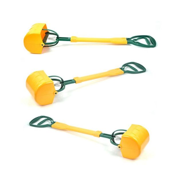 

pet pooper scooper dog poop scooper long handle jaw poop scoop shovel pick up animal waste picker puppy outdoor cleaning tools x
