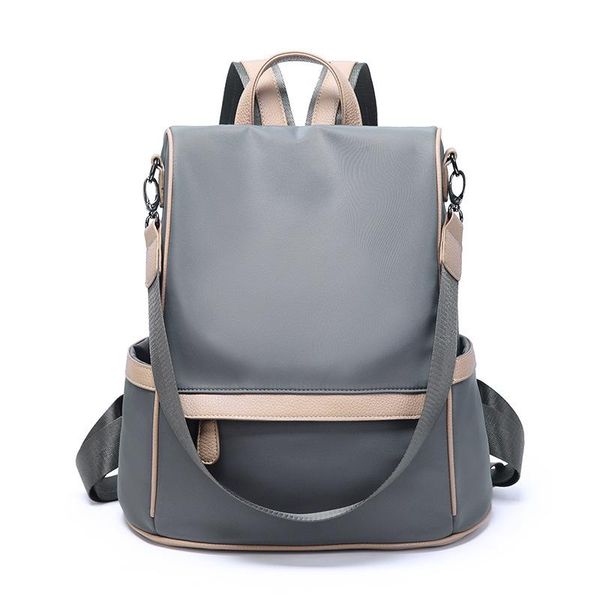 

outdoor bags backpack women europe and america 2021 ladies zipper portable multifunctional school bag