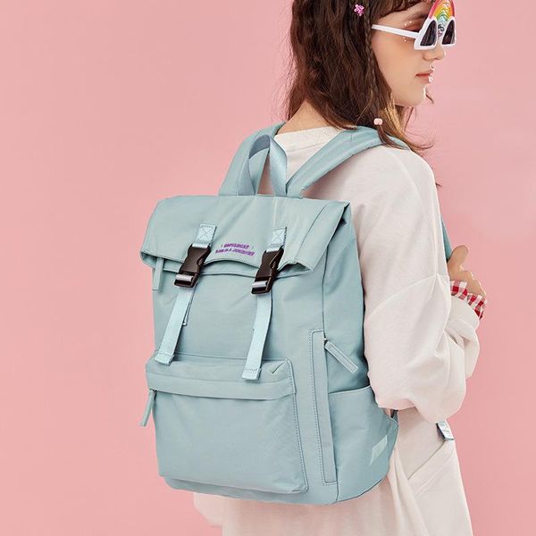

backpack 2021 fashion female large-capacity travel korean version wild college student school bag