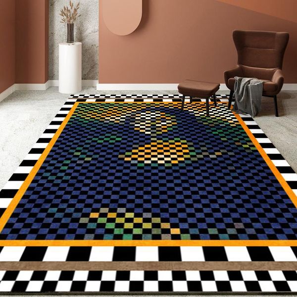 

carpets modern home decoration for living room bedroom area rugs nordic style geometric printing rug washable anti-slip mat