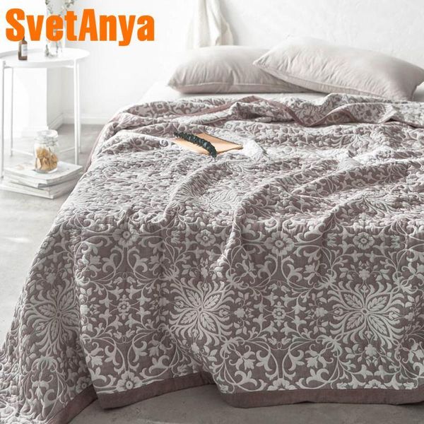 

comforters & sets svetanya gauze cotton towel blanket jacquard thin throws