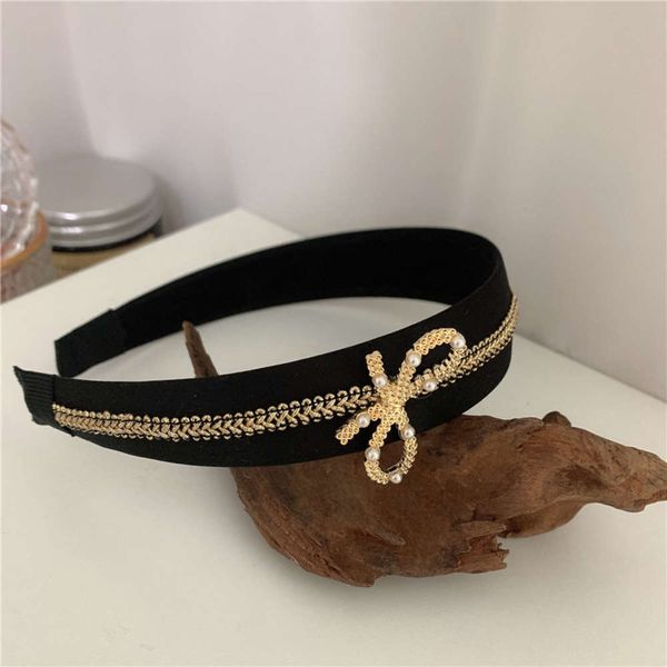 

hbp fashion ins small fragrance temperament bowknot hairpin simple versatile net infrared starting hoop sweet hair accessories female, Silver