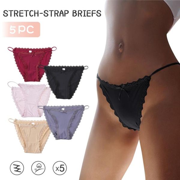 

yoga outfit seamless women panties thin belt female thongs cotton soft breathable lingerie comfortable briefs underwear