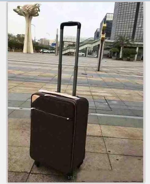 

2018 famous designer women men spinner expandable trolley brand fashion luxury designer carry-ons barding bag rolling luggage sets
