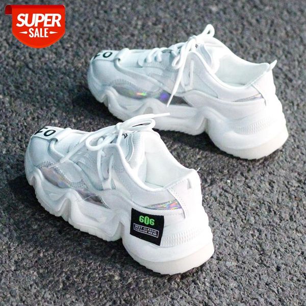 

2020 designers chunky sneakers platform silver ins fashion women lace up casual shoes brand woman sports trainers old dad shoes #xo3j