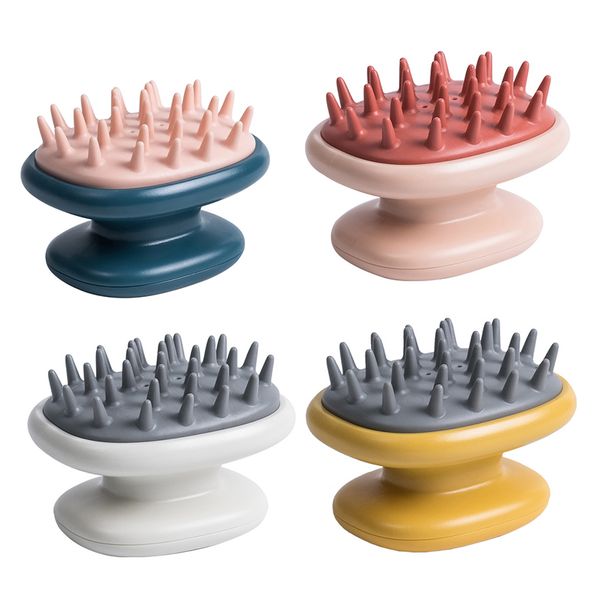 

silicone shampoo scalp hair massager shampoo massage comb bath massage brush scalp massager hair shower brush comb care tool