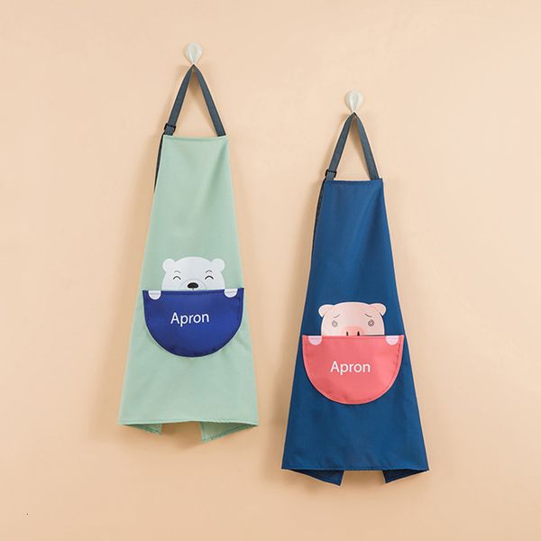 

cartoon waterproof nordic household kitchen skirt cooking oil proof coverall housework men's and women's fashion apron