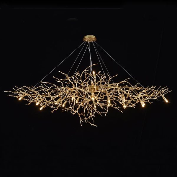 

phube lighting artistic branches crystal chandeliers light water drops chandelier light colored glazed salon included lampshade