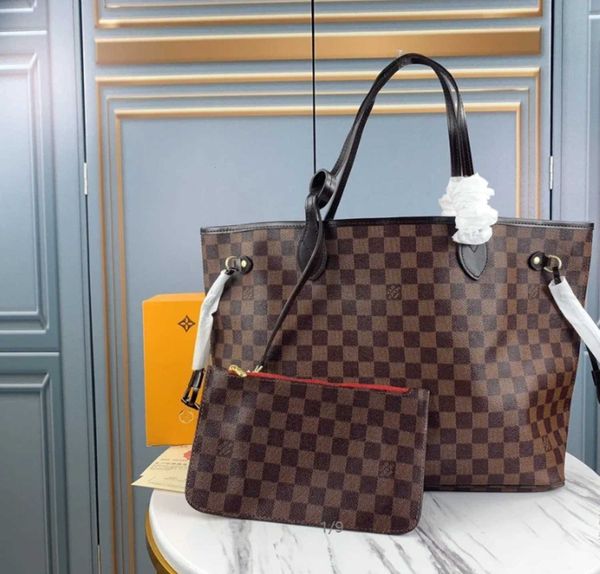 

totes brand r luxury bags m40990 m40995 handles brown grid body red inner shoulder female bag cross handbags iconic bag clutches