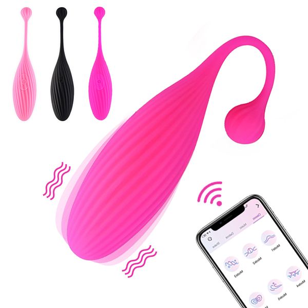 Трусики вибрирующие яйца беспроводной пульт дистанционного управления вибратор носимых шаров приложение вибраторы G Spot Clitoris Massager секс игрушки для женщин
