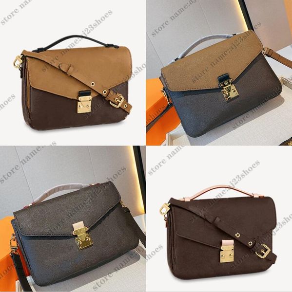 

designer handbags pochette purse bag classic s-lock shoulder cross-body wear monograms coated canvas luxury handbag