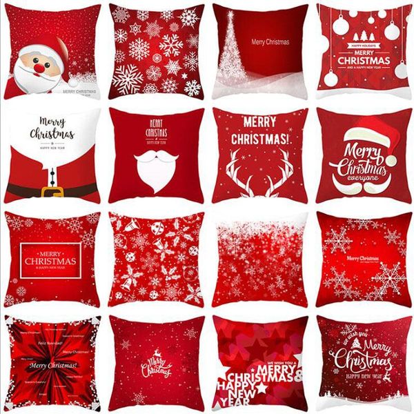 

cushion/decorative pillow christmas cushion cover 45*45 pillowcase sofa cushions cases cotton linen covers home decor