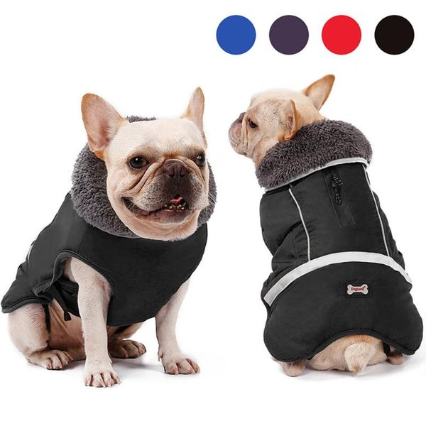 

dog apparel clothes winter waterproof outdoor pet jacket thicken warm coat for small medium large dogs adjustable