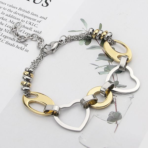 

new fashion jewelry more accessories heart and beads bracelet for love woman bracelet new style brand charm bracelet pulseiras, Black