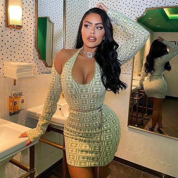 

women's swimwear summer women dress 2021 clothing long casual fashion beach cover up off shoulder print neck hung lou backpack skirt, White;black