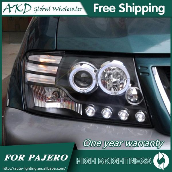 

other lighting system car styling headlights for pajero v73 led headlight 2004-2021 montero head lamp drl signal projector lens automotive a