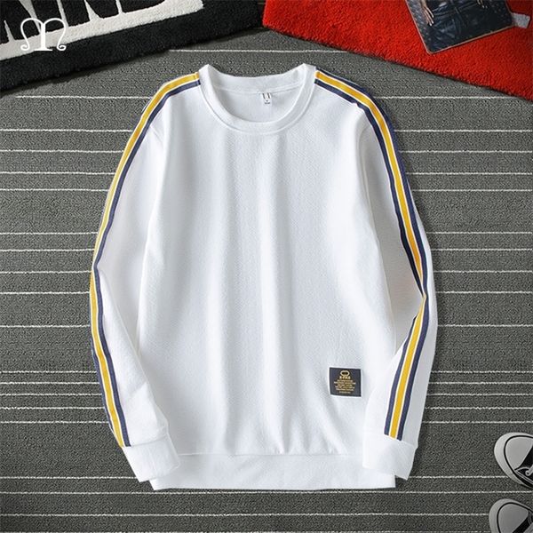 

men harajuku sweatshirts hoodies striped mens streetwear hoodie 4xl3xl brand male hip hop black white pullover yellow hoody lj200826