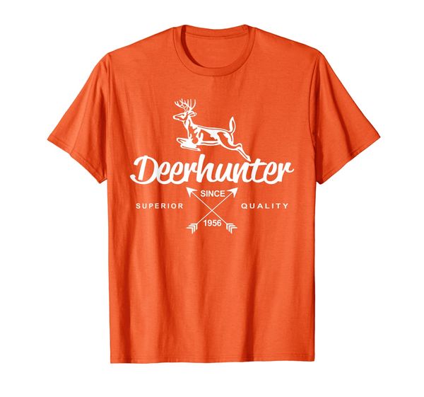 

deer hunter superior quality casual graphical dress t-shirt, White;black