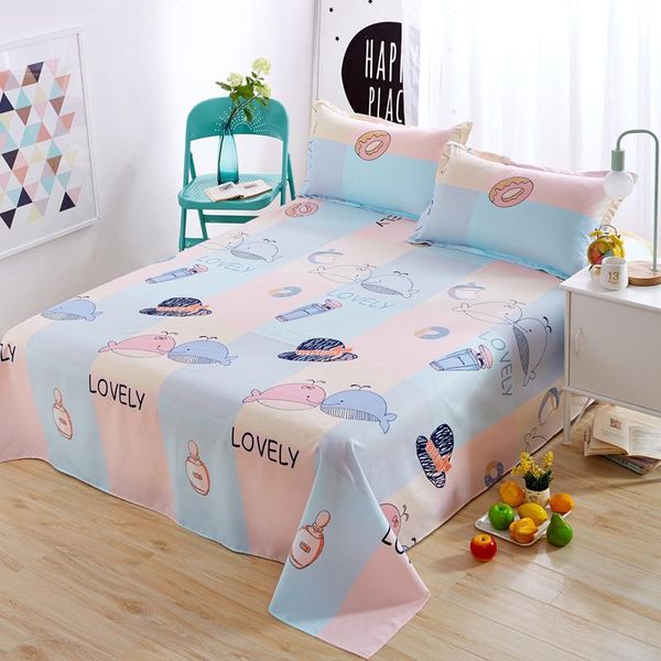 

sheets & sets bed sheet one-piece winter washed cotton brushed large quilt