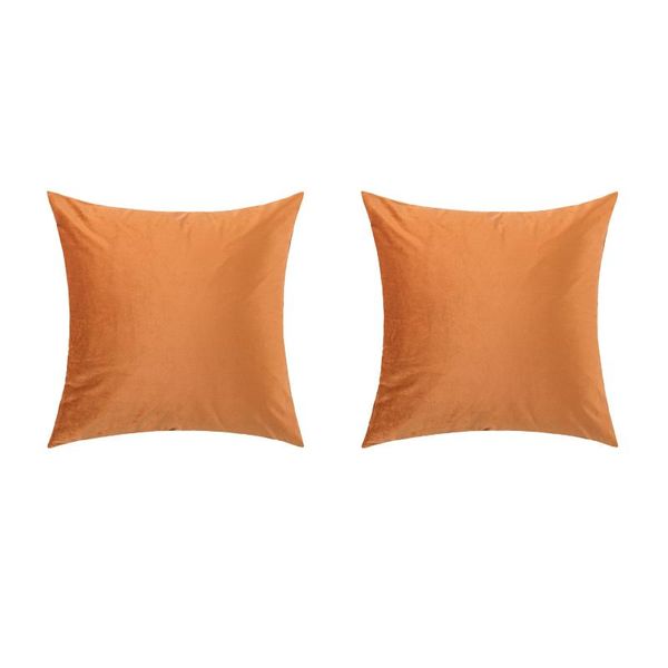 

chair covers 2pcs sofa solid square decorative living room car farmhouse cozy throw pillow case home decor modern soft velvet cover simple