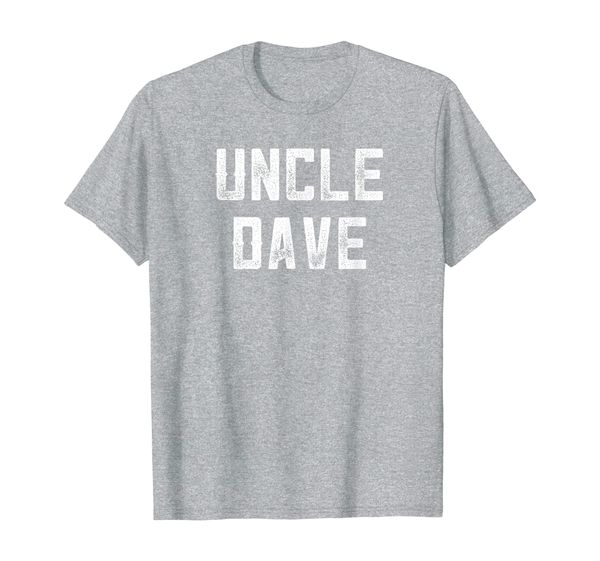 

uncle dave gift funny uncle brother pregnancy announcement t-shirt, White;black