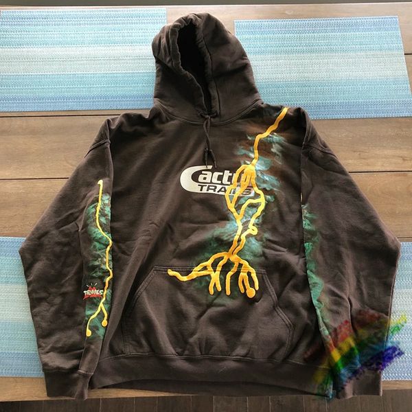 

foaming printing hoodie men women 1 heavy fabric sweatshirts pullovers, Black