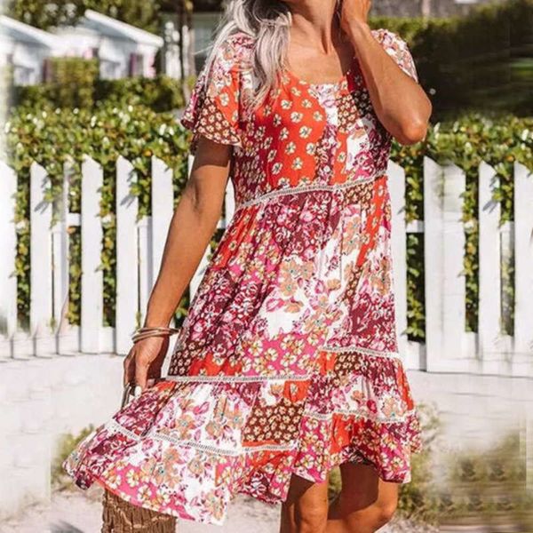 

mid sleeve short casual v-neck fashion long 2021 dress for women, Black;gray