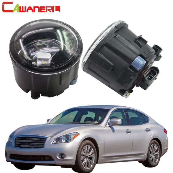 

other lighting system cawanerl for infiniti q q60 q70 2011 2012 2013 2014 car accessories fog light lampshade + h11 led / halogen bulb drl 1