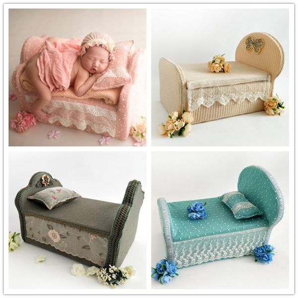 

baby cribs pography full moon po cot born props soft bed with pillow
