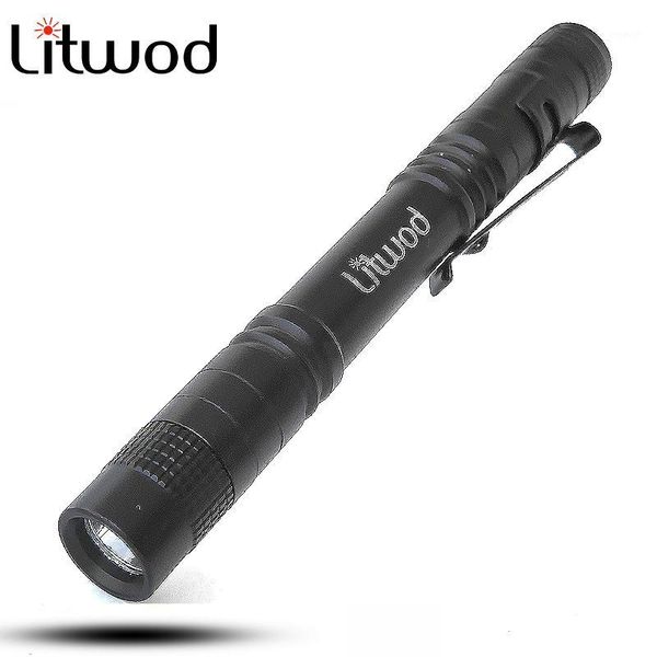 

flashlights torches litwod z50 mini penlight q5 1000lm led torch pocket light waterproof lantern battery powerful for camping1