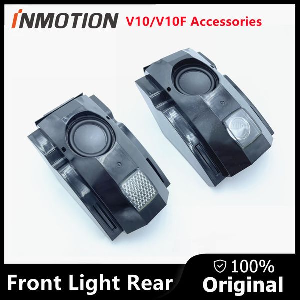 Luz trasera delantera y altavoz de monociclo autoequilibrante Original para INMOTION V10F V10 monociclo carretilla EUC SCV accesorios de piezas