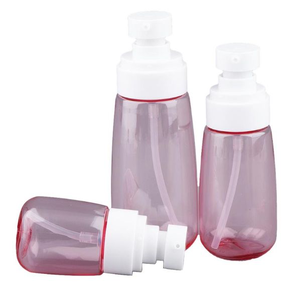 

storage bottles & jars 3pcs plastic spray mist bottle pipette container cosmetic liquid for outdoor travel, 30ml / 60ml 100ml