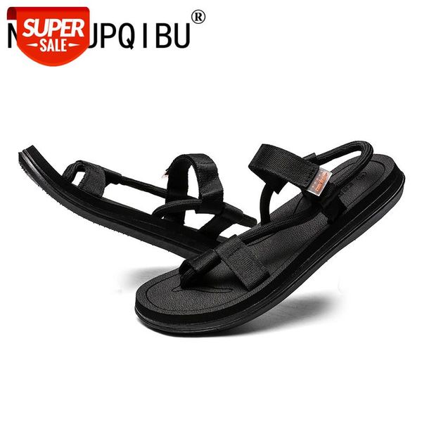 

sandals men gladiator sandals male flip flops summer beach shoes slippers men casual shoes slip-on flat slides sandalias #ut6k, Black