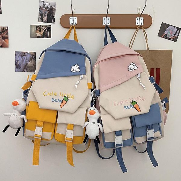 

school bags women stylish lapbackpack schoolbag schoolgirl girls ins japanese students junior high